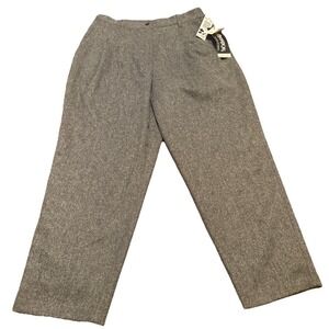 Vintage NWT Y2K‎ Sag Harbor Woman Wool‐Blend Dress Pants 18W Gray